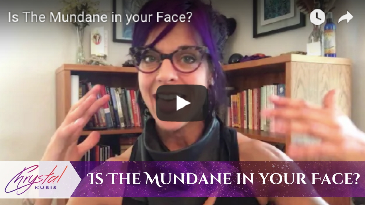 Is The Mundane In Your Face